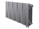 Биметаллический радиатор отопления Royal Thermo PianoForte 300 10 секций Silver Satin VDR