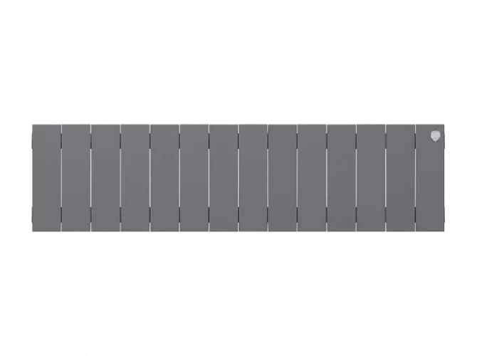 Биметаллический радиатор отопления Royal Thermo PianoForte 200 14 секций Silver Satin
