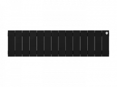 Биметаллический радиатор отопления Royal Thermo PianoForte 200 14 секций Noir Sable