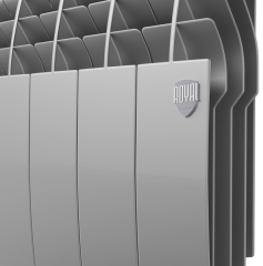 Биметаллический радиатор Royal Thermo BiLiner 350 /Silver Satin VR - 8 секц.