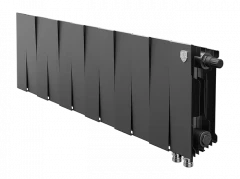 Биметаллический радиатор отопления Royal Thermo PianoForte 200 12 секций Noir Sable VDR