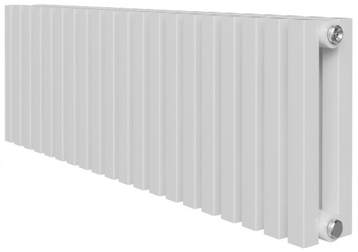 Стальной трубчатый радиатор 2-колончатый Royal Thermo Shift Q30 C2030 - 20 секц. RAL9016, боковое 1/2