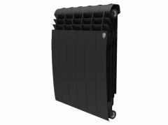 Биметаллический радиатор отопления Royal Thermo BiLiner 500 8 секций Noir Sable