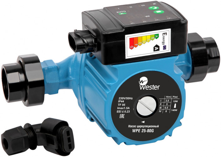 Насос для отопления Wester WPE 25-80G