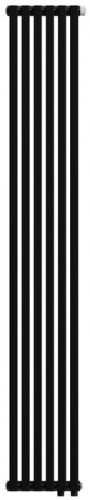 Стальной трубчатый радиатор 2-колончатый Royal Thermo Shift Q30 VC2180 - 06 секц. RAL9005m, нижнее 1/2