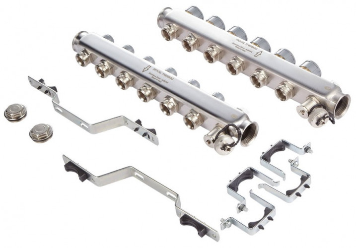 Для отопления Royal Thermo 1" ВР-3/4" НР, 6 выходов, нерж. (RTE 51.106)