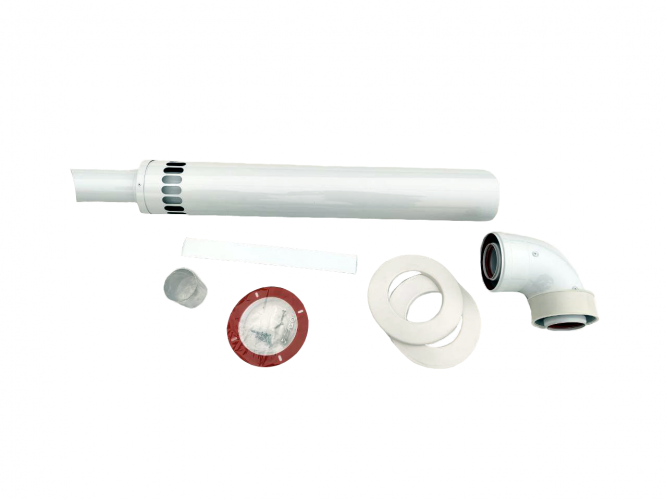 Универсальный комплект коаксиального дымохода Strattos