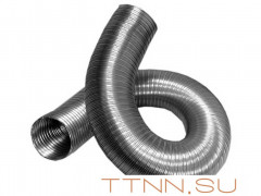 Газоход гофрированный d 100 мм (1.5м) из нержавеющей стали